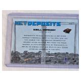 Kirill Kaprizov Rookie Insert 2020-21 Skybox Metal Universe Net Deposits #ND-1 - Minnesota Wild Hockey Card Kirill Kaprizov Rookie Insert 2020-21 Skybox Metal Universe Net Deposits #ND-1 - Minnesota Wild Hockey Card