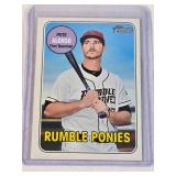 Pete Alonso Rookie 2018 Topps Heritage #108 - Binghamton Rumble Ponies Baseball Card Pete Alonso Rookie 2018 Topps Heritage #108 - Binghamton Rumble Ponies Baseball Card