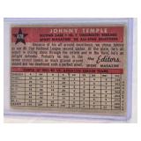 Johnny Temple 1958 Topps SPORT Magazine All-Star Selection #478 - Cincinnati Redlegs Vintage Baseball Card Johnny Temple 1958 Topps SPORT Magazine All-Star Selection #478 - Cincinnati Redlegs Vintage Baseball Card