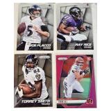 Lot of 30+ Stars and Rookie Football Cards Featuring Players like Joe Flacco, Brett Favre, and Cooper Kupp with Rookie and Special Edition Cards Lot of 30+ Stars and Rookie Football Cards Featuring Players like Joe Flacco, Brett Favre, and Cooper Kupp with Rookie and Special Edition Cards