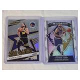 Lot of 2 Stephen Curry Basketball Cards including Panini Revolution Star Gazing and Rookies & Stars Crusade Holo. Lot of 2 Stephen Curry Basketball Cards including Panini Revolution Star Gazing and Rookies & Stars Crusade Holo.