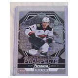 Brock Faber 2023-24 Parkhurst Prominent Prospects Rookie Insert #PP-BF - Minnesota Wild Hockey Card Brock Faber 2023-24 Parkhurst Prominent Prospects Rookie Insert #PP-BF - Minnesota Wild Hockey Card