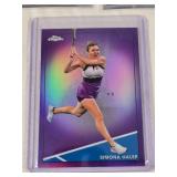 Lot of 3 Simona Halep Tennis Cards including Topps Chrome Refractor Numbered 027/199 and Base Cards Lot of 3 Simona Halep Tennis Cards including Topps Chrome Refractor Numbered 027/199 and Base Cards