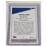 Lot of 3 Simona Halep Tennis Cards including Topps Chrome Refractor Numbered 027/199 and Base Cards Lot of 3 Simona Halep Tennis Cards including Topps Chrome Refractor Numbered 027/199 and Base Cards