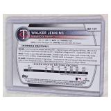 Walker Jenkins Rookie 2025 Bowman Sky Blue SP #BD-159 and Numbered #160/499 - Minnesota Twins Baseball Card Walker Jenkins Rookie 2025 Bowman Sky Blue SP #BD-159 and Numbered #160/499 - Minnesota Twins Baseball Card