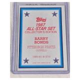 Barry Bonds Glossy Rookie 1987 Topps All-Star Set Collector's Edition #30 - Pittsburgh Pirates Baseball Card Barry Bonds Glossy Rookie 1987 Topps All-Star Set Collector's Edition #30 - Pittsburgh Pirates Baseball Card