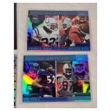 Lot of 6 Refractors Featuring Walter Payton, Reggie Bush, Donovan McNabb, Christian McCaffrey, Edgerrin James, and Ray Lewis Lot of 6 Refractors Featuring Walter Payton, Reggie Bush, Donovan McNabb, Christian McCaffrey, Edgerrin James, and Ray Lewis