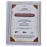 Ke'Bryan Hayes on Card Auto 2022 Topps GQ - Pittsburgh Pirates Baseball Card Ke'Bryan Hayes on Card Auto 2022 Topps GQ - Pittsburgh Pirates Baseball Card