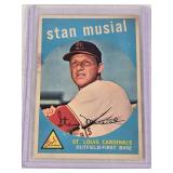 Stan Musial 1959 Topps #150 - St. Louis Cardinals Vintage Baseball Card Stan Musial 1959 Topps #150 - St. Louis Cardinals Vintage Baseball Card