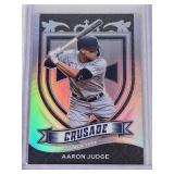 Aaron Judge 2021 Panini Chronicles Silver Holo Prizm #13 - New York Baseball Card Aaron Judge 2021 Panini Chronicles Silver Holo Prizm #13 - New York Baseball Card