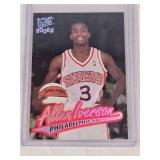 Allen Iverson Rookie 1996 Fleer Ultra #82 - Philadelphia 76ers Basketball Card Allen Iverson Rookie 1996 Fleer Ultra #82 - Philadelphia 76ers Basketball Card