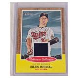 Justin Morneau 2011 Topps Heritage Clubhouse Collection Relic #CCR-JMO - Minnesota Twins Baseball Card Justin Morneau 2011 Topps Heritage Clubhouse Collection Relic #CCR-JMO - Minnesota Twins Baseball Card