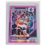 Anthony Edwards 2024-25 Panini Donruss Optic Pink Prizm #31 - Minnesota Timberwolves Basketball Card Anthony Edwards 2024-25 Panini Donruss Optic Pink Prizm #31 - Minnesota Timberwolves Basketball Card
