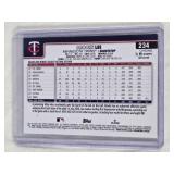 Brooks Lee Rookie 2025 Topps Chrome Refractor #234 - Minnesota Twins Baseball Card Brooks Lee Rookie 2025 Topps Chrome Refractor #234 - Minnesota Twins Baseball Card