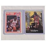 Lot of 2 Dennis Rodman Basketball Cards - Featuring Fleer and Zupermen Series Lot of 2 Dennis Rodman Basketball Cards - Featuring Fleer and Zupermen Series