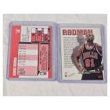 Lot of 2 Dennis Rodman Basketball Cards - Featuring Fleer and Zupermen Series Lot of 2 Dennis Rodman Basketball Cards - Featuring Fleer and Zupermen Series