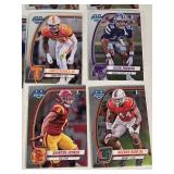 Lot of 39 1st Bowman Football Cards featuring various players including Deontae Lawson, Francisco Mauigoa Lot of 39 1st Bowman Football Cards featuring various players including Deontae Lawson, Francisco Mauigoa