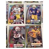 Lot of 39 1st Bowman Football Cards featuring various players including Deontae Lawson, Francisco Mauigoa Lot of 39 1st Bowman Football Cards featuring various players including Deontae Lawson, Francisco Mauigoa