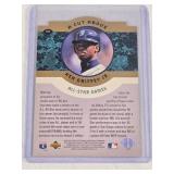 Ken Griffey Jr. 1996 Upper Deck A Cut Above Die Cut #CA4 - Seattle Mariners Baseball Card Ken Griffey Jr. 1996 Upper Deck A Cut Above Die Cut #CA4 - Seattle Mariners Baseball Card