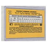 Bo Jackson Rookie 1986 Donruss Rated Rookie #35 - Kansas City Royals Baseball Card Bo Jackson Rookie 1986 Donruss Rated Rookie #35 - Kansas City Royals Baseball Card