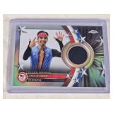 Apolo Ohno 2026 Topps Chrome Refractor Relic - United States Olympic Team Speedskating Card Apolo Ohno 2026 Topps Chrome Refractor Relic - United States Olympic Team Speedskating Card