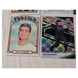 Lot of 22 Minnesota Twins Baseball Cards Featuring Players Like David Ortiz, Royce Lewis, and Joe Ryan with Rookies and Holo Features Lot of 22 Minnesota Twins Baseball Cards Featuring Players Like David Ortiz, Royce Lewis, and Joe Ryan with Rookies and Holo Features