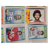 Over 40 1970s Vintage Football Cards Featuring Players Like Len Barney, Roman Gabriel, and Ken Burroughs Over 40 1970s Vintage Football Cards Featuring Players Like Len Barney, Roman Gabriel, and Ken Burroughs