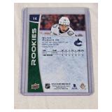 Quinn Hughes Rookie 2019-20 Upper Deck #14 - Vancouver Canucks Hockey Card Quinn Hughes Rookie 2019-20 Upper Deck #14 - Vancouver Canucks Hockey Card