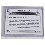 Bobby Witt Jr. Rookie 2022 Topps Rookie Debut #US187 - Kansas City Royals Baseball Card Bobby Witt Jr. Rookie 2022 Topps Rookie Debut #US187 - Kansas City Royals Baseball Card
