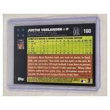 Justin Verlander Rookie Cup 2007 Topps Auto #160 - Detroit Tigers Baseball Card Justin Verlander Rookie Cup 2007 Topps Auto #160 - Detroit Tigers Baseball Card