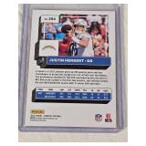 Justin Herbert 2022 Panini Donruss Press Proof Red SP #294 - Los Angeles Chargers Football Card Justin Herbert 2022 Panini Donruss Press Proof Red SP #294 - Los Angeles Chargers Football Card