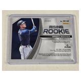 Brent Rooker Rookie 2021 Panini Spectra Rising Rookie Dual Jumbo RC Patch Prizm #RR-BR - Minnesota Baseball Card Brent Rooker Rookie 2021 Panini Spectra Rising Rookie Dual Jumbo RC Patch Prizm #RR-BR - Minnesota Baseball Card