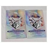 Lot of 2 Unopened Packs 2020-21 SP Hockey Packs Lot of 2 Unopened Packs 2020-21 SP Hockey Packs