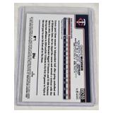 Carson McCusker Rookie 2025 Topps Chrome Green Cracked Ice #155 and Numbered 97/99 - Minnesota Twins Baseball Card Carson McCusker Rookie 2025 Topps Chrome Green Cracked Ice #155 and Numbered 97/99 - Minnesota Twins Baseball Card