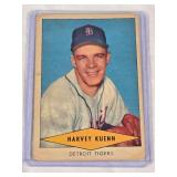 Harvey Kuenn 1954 Red Heart - Detroit Tigers Vintage Baseball Card Harvey Kuenn 1954 Red Heart - Detroit Tigers Vintage Baseball Card