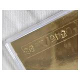 Cal Ripken Jr. 1993 Bleachers Gems of the Game 23KT Gold Card #345/1998 - Baltimore Orioles Baseball Card Cal Ripken Jr. 1993 Bleachers Gems of the Game 23KT Gold Card #345/1998 - Baltimore Orioles Baseball Card