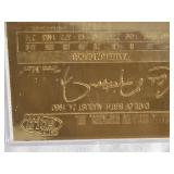 Cal Ripken Jr. 1993 Bleachers Gems of the Game 23KT Gold Card #345/1998 - Baltimore Orioles Baseball Card Cal Ripken Jr. 1993 Bleachers Gems of the Game 23KT Gold Card #345/1998 - Baltimore Orioles Baseball Card