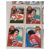 Lot of 20 Vintage 1979 Topps Football Cards Featuring Players from the New England Patriots, Green Bay Packers, and Others Lot of 20 Vintage 1979 Topps Football Cards Featuring Players from the New England Patriots, Green Bay Packers, and Others