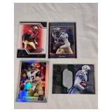 Lot of 4 Numbered Football Cards Featuring Kurt Warner, Marshall Faulk, Devery Henderson, and Patrick Willis Lot of 4 Numbered Football Cards Featuring Kurt Warner, Marshall Faulk, Devery Henderson, and Patrick Willis