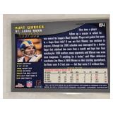 Lot of 4 Numbered Football Cards Featuring Kurt Warner, Marshall Faulk, Devery Henderson, and Patrick Willis Lot of 4 Numbered Football Cards Featuring Kurt Warner, Marshall Faulk, Devery Henderson, and Patrick Willis