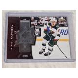 Kirill Kaprizov Rookie 2020-21 Upper Deck SPx Finite #SF-41 and Numbered 973/2999 - Minnesota Wild Hockey Card Kirill Kaprizov Rookie 2020-21 Upper Deck SPx Finite #SF-41 and Numbered 973/2999 - Minnesota Wild Hockey Card