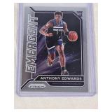 Anthony Edwards Rookie 2020-21 Panini Prizm Emergent #3 - Minnesota Timberwolves Basketball Card Anthony Edwards Rookie 2020-21 Panini Prizm Emergent #3 - Minnesota Timberwolves Basketball Card