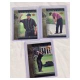Lot of 3 Tiger Woods Golf Rookie Cards Lot of 3 Tiger Woods Golf Rookie Cards