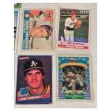 Lot of Vintage Baseball Cards Featuring Key Players Including Rickey Henderson, Jose Canseco, and Willie McCovey. Lot of Vintage Baseball Cards Featuring Key Players Including Rickey Henderson, Jose Canseco, and Willie McCovey.