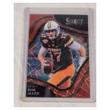 Josh Allen 2022 Panini Select Draft Picks Laser Prizm #169 - Wyoming Cowboys Football Card Josh Allen 2022 Panini Select Draft Picks Laser Prizm #169 - Wyoming Cowboys Football Card