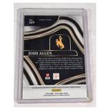 Josh Allen 2022 Panini Select Draft Picks Laser Prizm #169 - Wyoming Cowboys Football Card Josh Allen 2022 Panini Select Draft Picks Laser Prizm #169 - Wyoming Cowboys Football Card