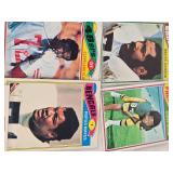 Huge Lot of Vintage Football Cards Featuring Various Players from the 1970s Era Including Teams like Dolphins, Cardinals, and Browns. Huge Lot of Vintage Football Cards Featuring Various Players from the 1970s Era Including Teams like Dolphins, Cardinals, and Browns.