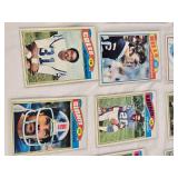 Huge Lot of Vintage Football Cards Featuring Various Players from the 1970s Era Including Teams like Dolphins, Cardinals, and Browns. Huge Lot of Vintage Football Cards Featuring Various Players from the 1970s Era Including Teams like Dolphins, Cardinals, and Browns.