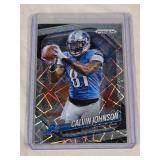 Calvin Johnson 2025 Panini Prizm Lazer Prizm #111 - Detroit Lions Football Card Calvin Johnson 2025 Panini Prizm Lazer Prizm #111 - Detroit Lions Football Card