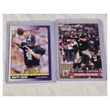 Lot of 2 Brett Favre Rookie Football Cards including 1991 Score and Pro Set Atlanta Falcons. Lot of 2 Brett Favre Rookie Football Cards including 1991 Score and Pro Set Atlanta Falcons.